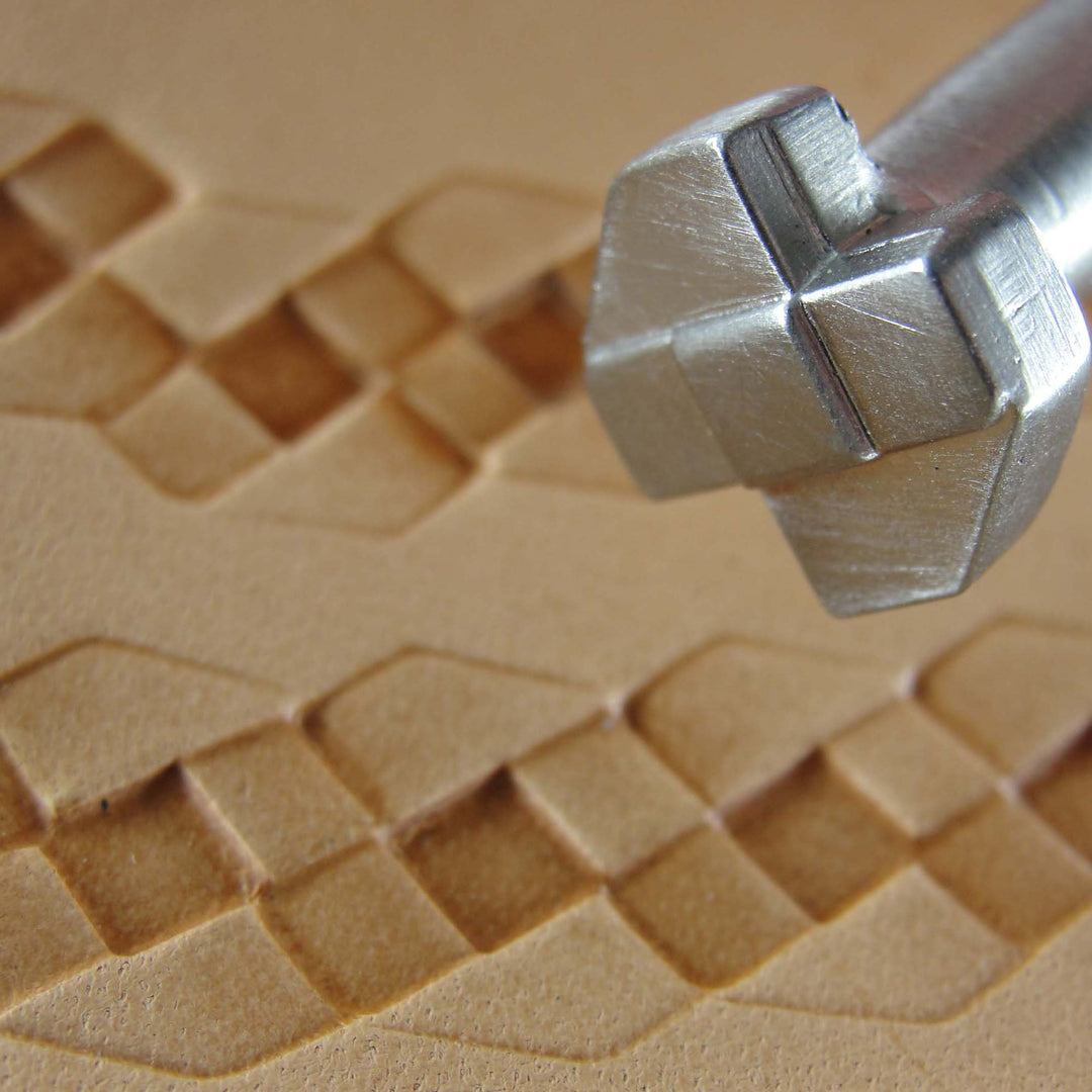 Geometric Weave Border Stainless Leather Stamp - Pro Leather Carvers