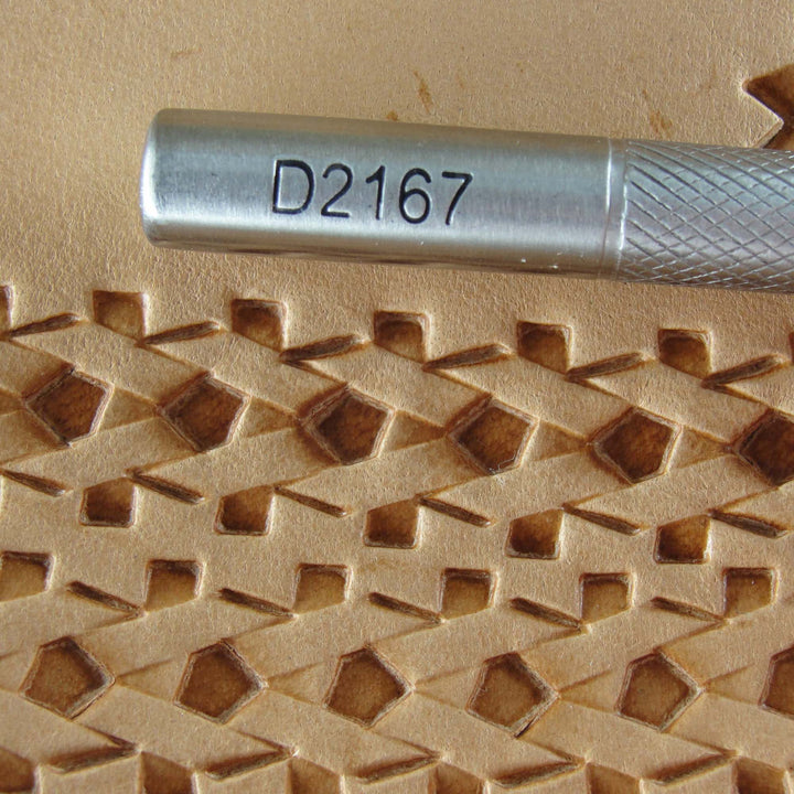 V Border Stainless Steel Leather Stamp - Pro Leather Carvers