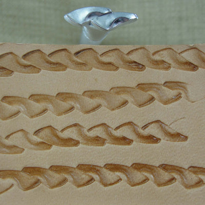 Double Woven Border Stainless Leather Stamp - Pro Leather Carvers