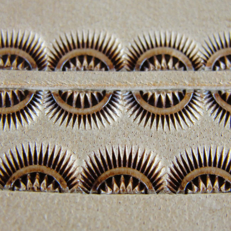Crescent Border Leather Stamp - Stainless Steel | Pro Leather Carvers