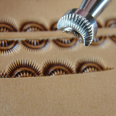 Crescent Border Leather Stamp - Stainless Steel | Pro Leather Carvers