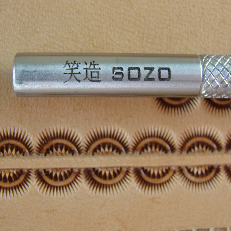 Crescent Border Leather Stamp - Stainless Steel | Pro Leather Carvers