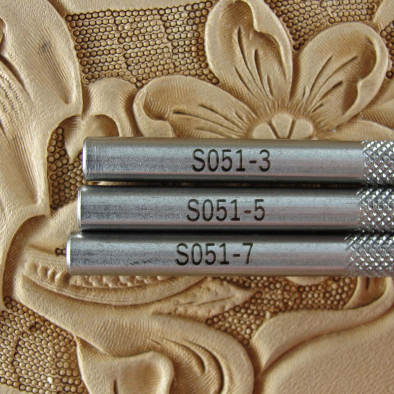 Fine Bar Grounder Stamp Set - Stainless Steel | Pro Leather Carvers