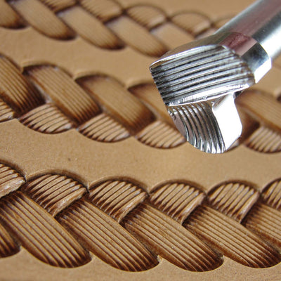 Lined Braid Border Stamp - Stainless Steel | Pro Leather Carvers