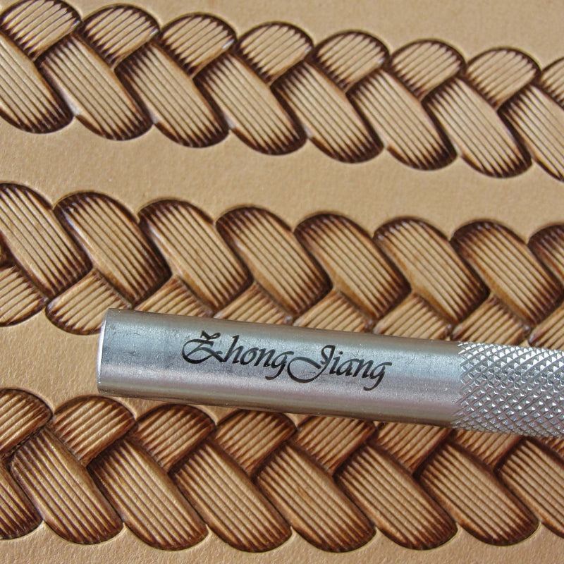 Lined Braid Border Stamp - Stainless Steel | Pro Leather Carvers