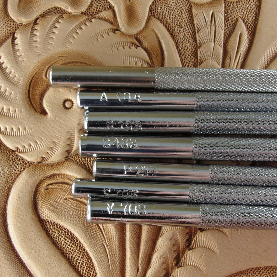 Basic Leathercraft Stamping & Carving Tool Set Pro Leather Carvers