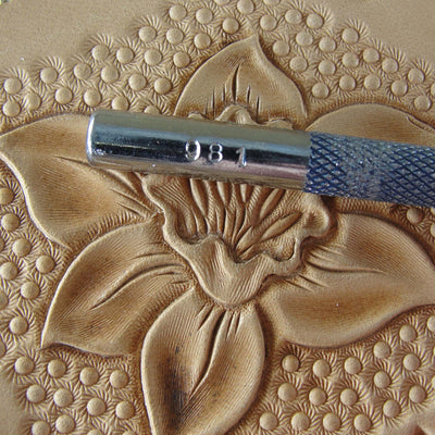 Vintage Craftool Co. #981 Pear Shader Stamp | Pro Leather Carvers