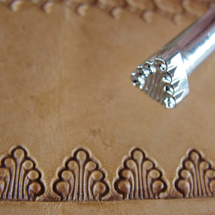 Vintage Craftool Co. #D608 7-Seed Border Stamp | Pro Leather Carvers