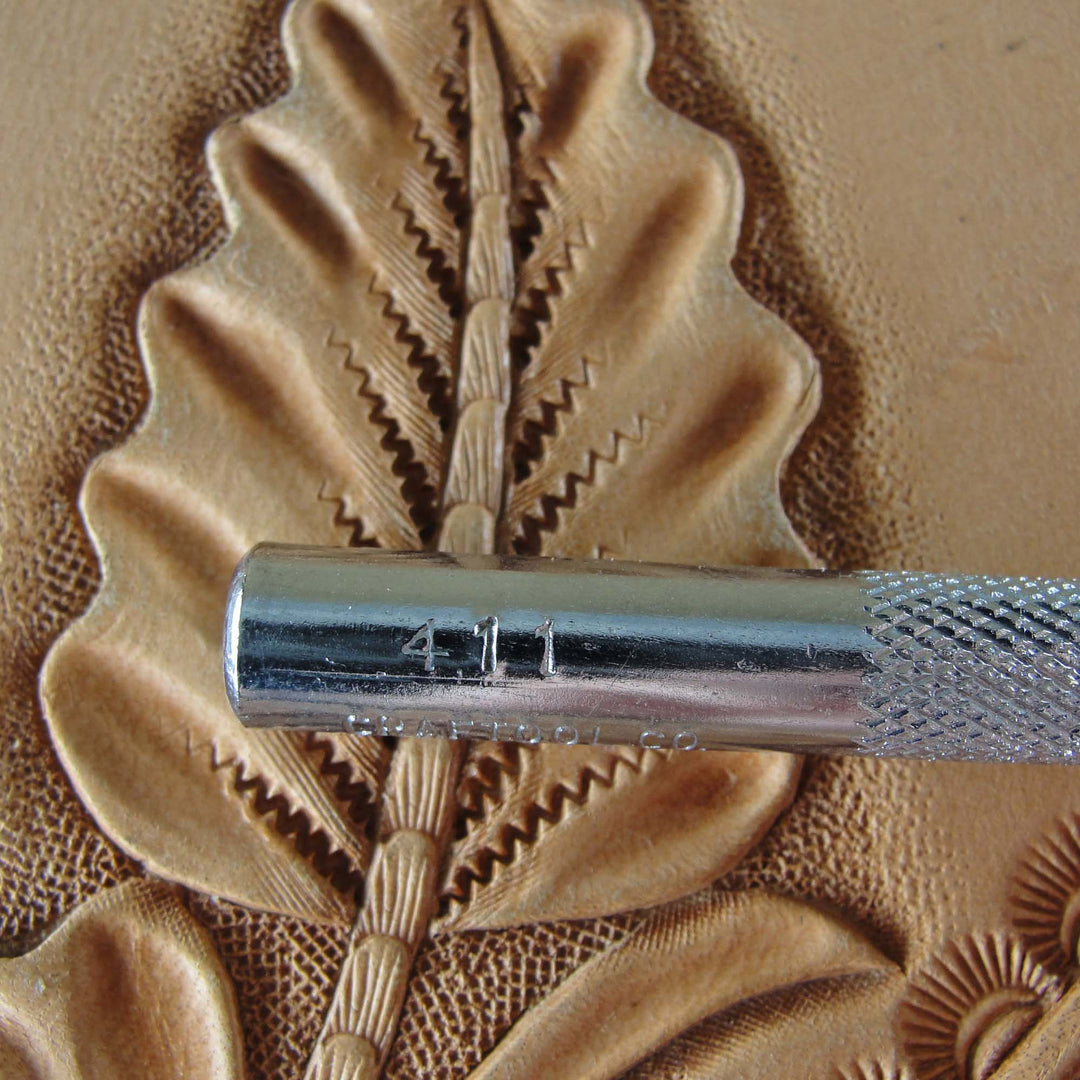 Vintage Craftool Co. #411 Sawtooth Veiner Stamp | Pro Leather Carvers