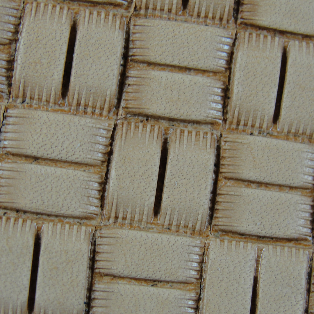 Block Basket Weave w/ Lines Stamp - Barry King | Pro Leather Carvers