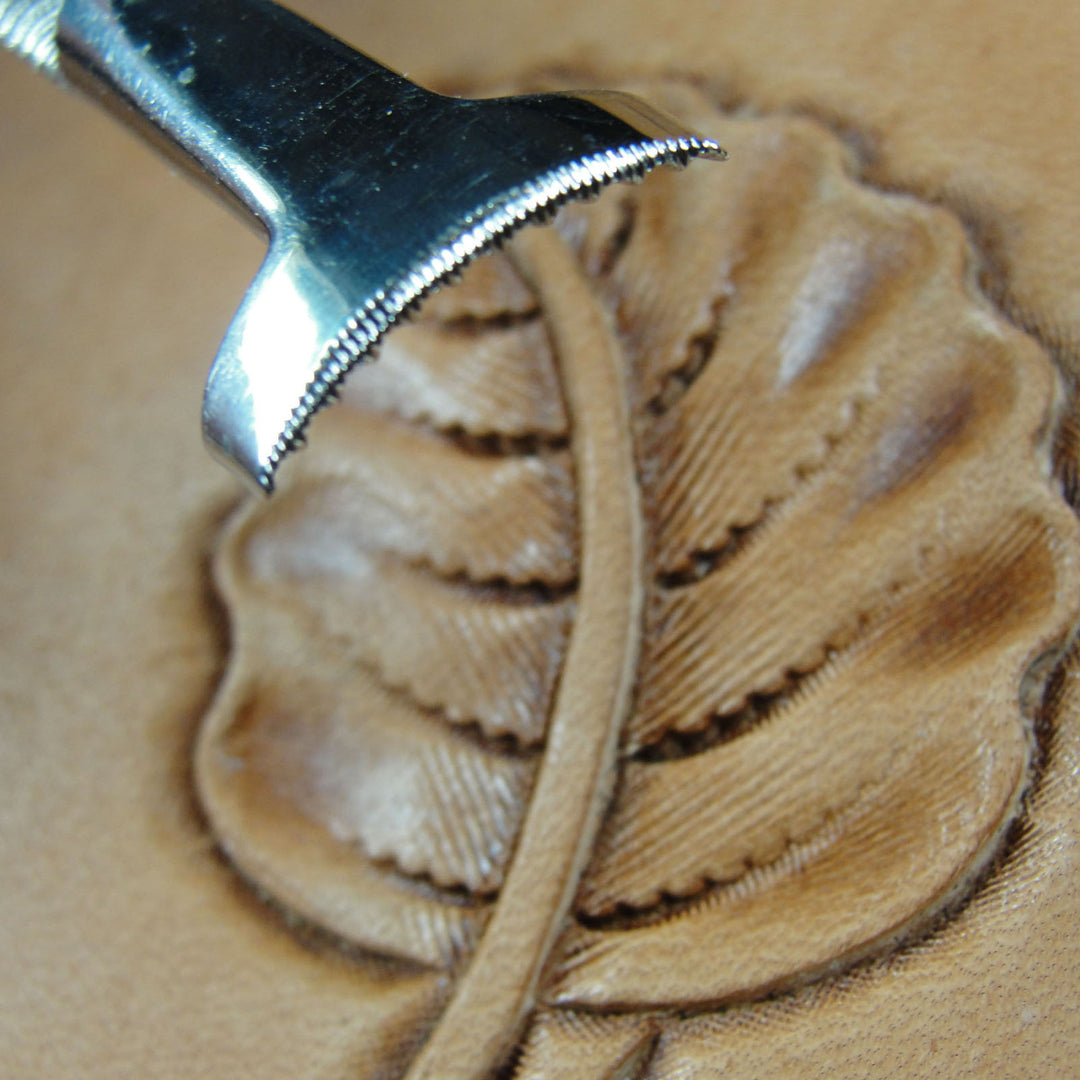 Scalloped Veiner Leather Stamp - Barry King | Pro Leather Carvers