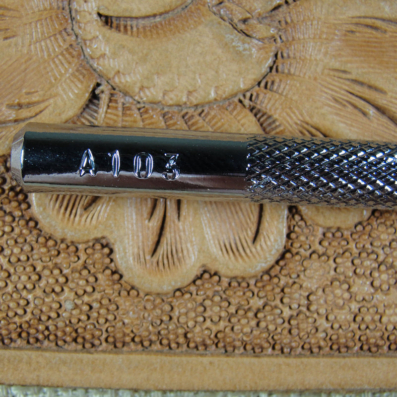 A103 Round Grounder Leather Stamping Tool | Pro Leather Carvers