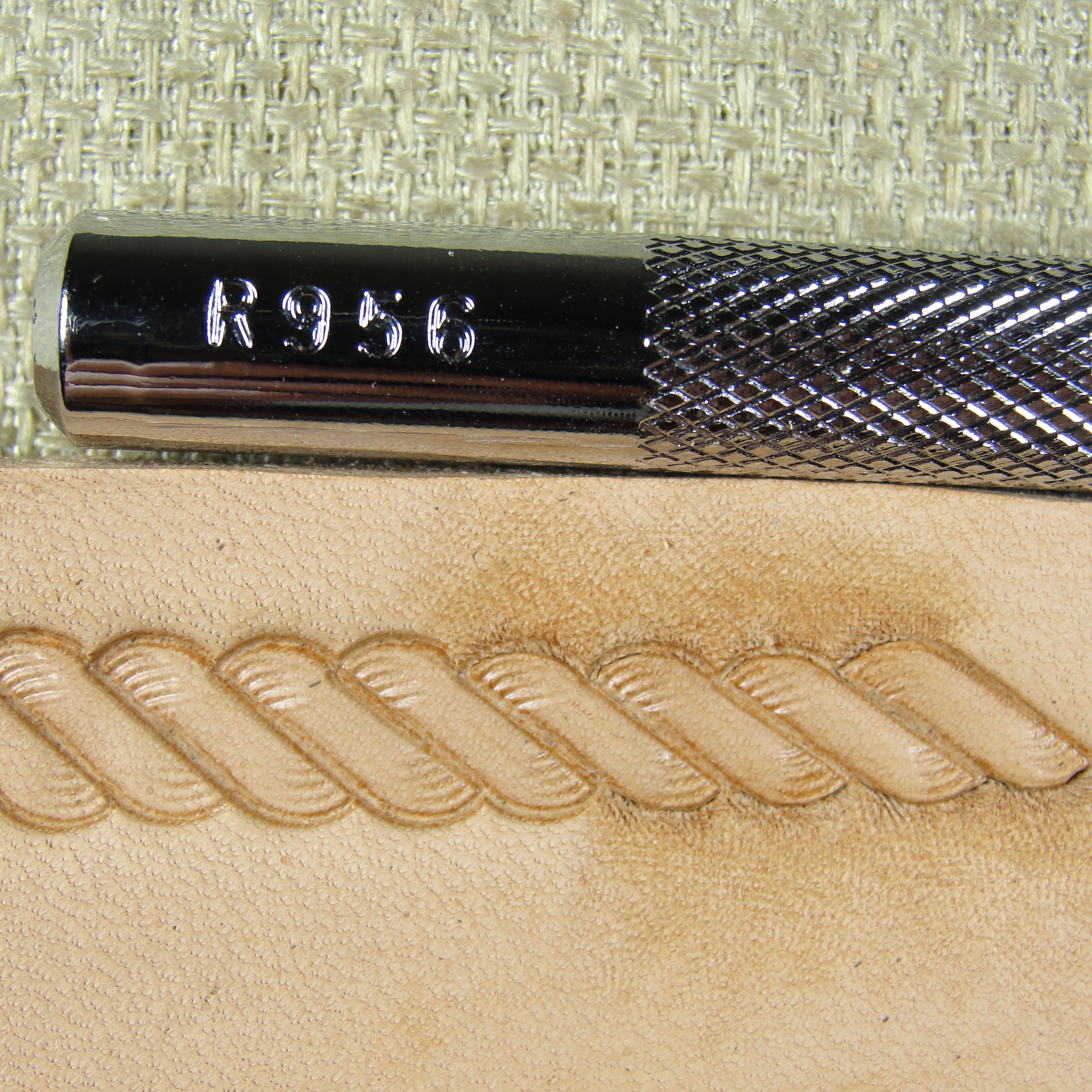 クラフト・布製品 RAM R956 Rope Border Leather Stamping Tool, Japan | Pro Leather Carvers