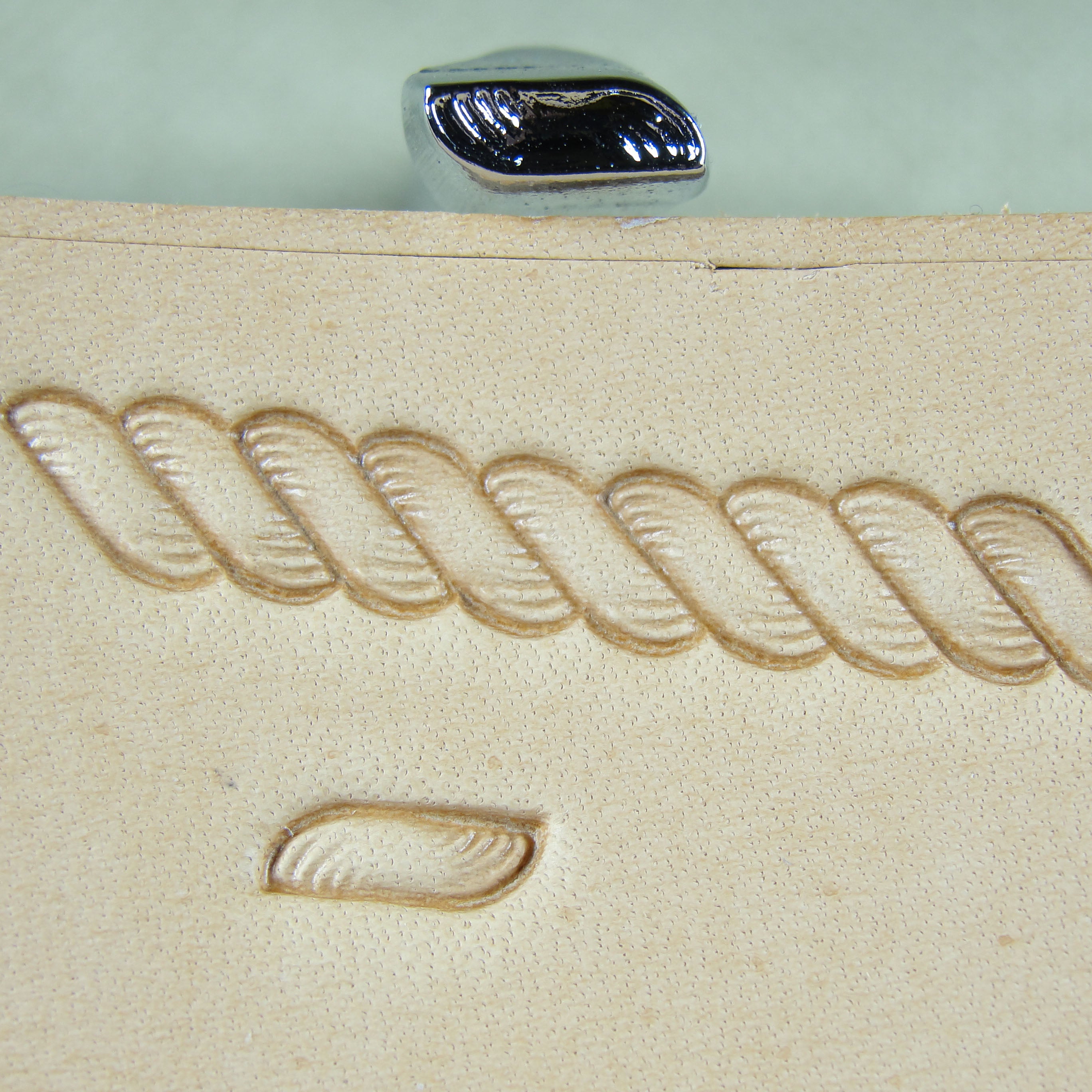 Leather Rope Rounding Tool R959 Small Rope Border Leather Stamping Tool | Pro Leather Carvers