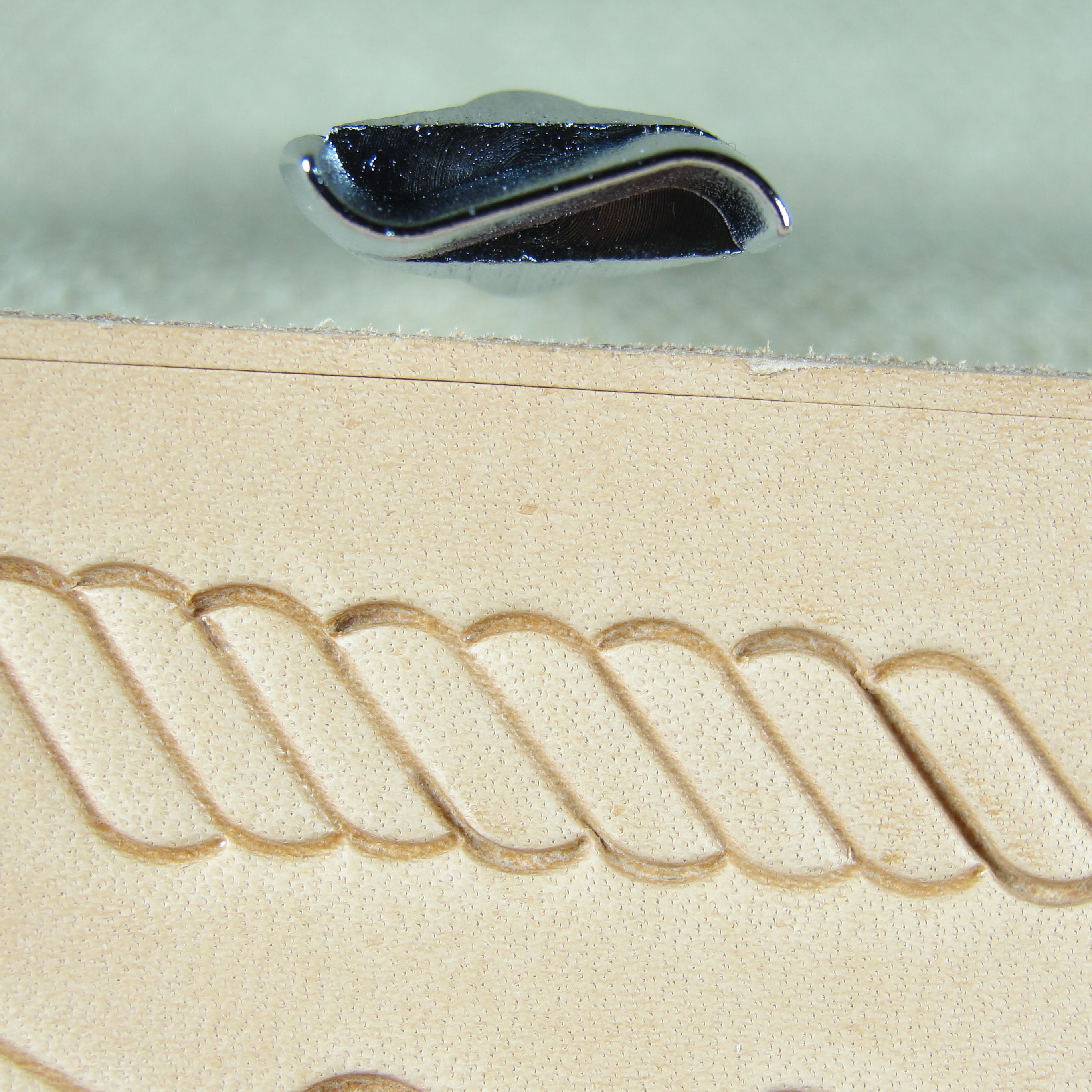 Leather Rope Rounding Tool R876 Rope Border Leather Stamping Tool, Japan | Pro Leather Carvers