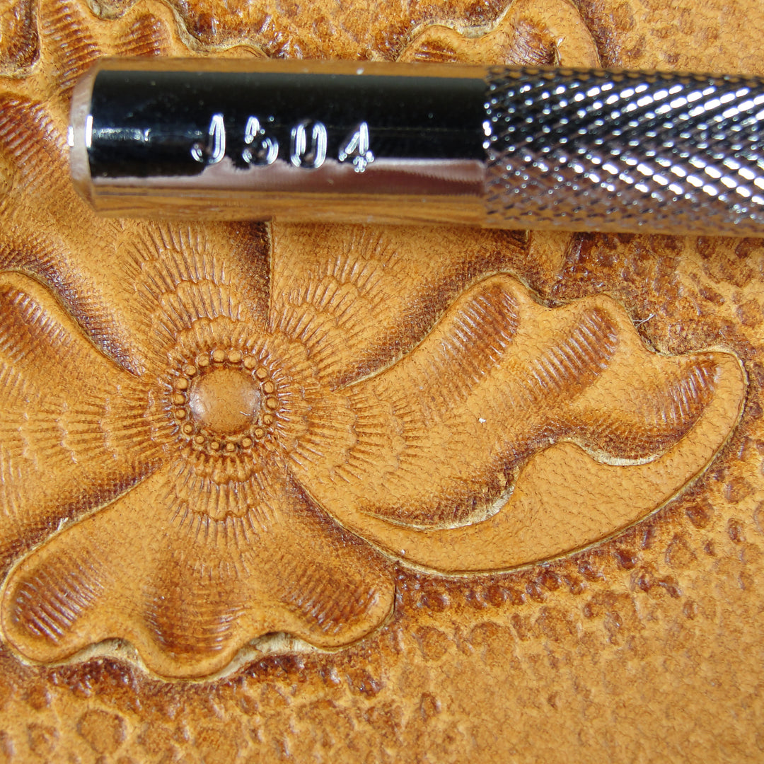J504 Flower Center Leather Stamping Tool, Japan | Pro Leather Carvers