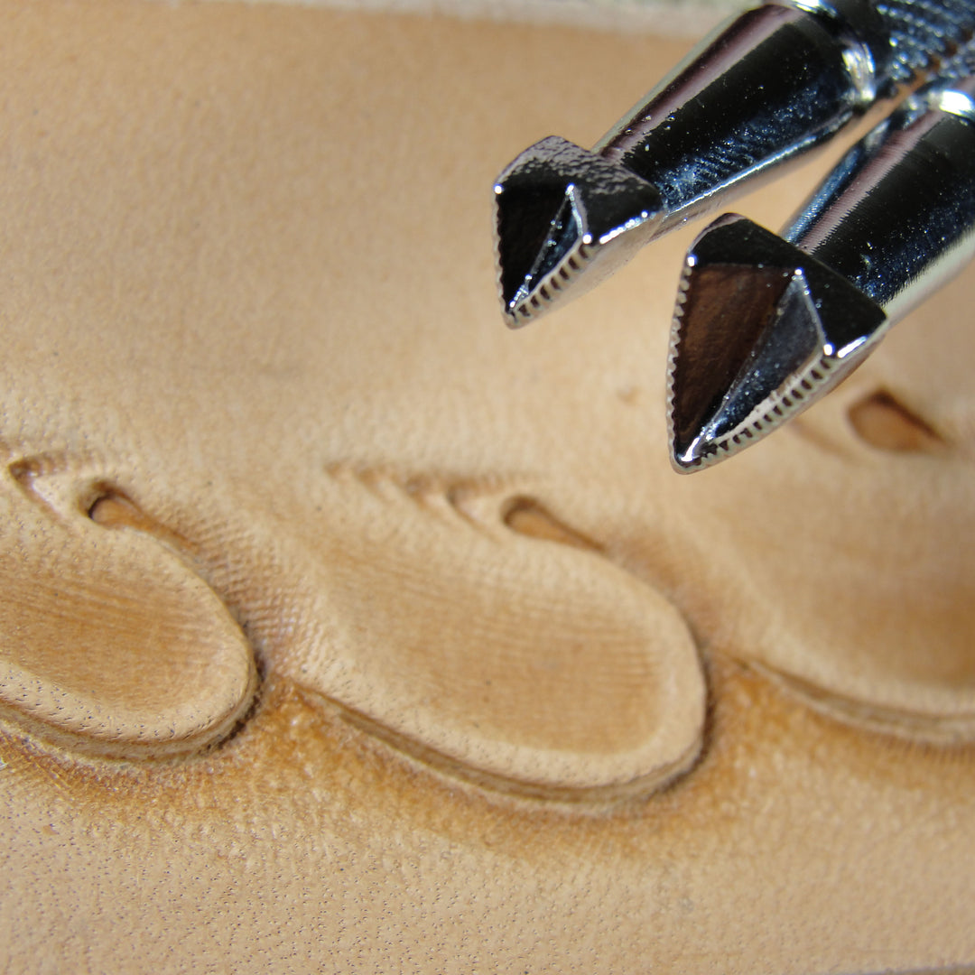 Pointed Mule's Foot Leather Stamps, Japan Select | Pro Leather Carvers