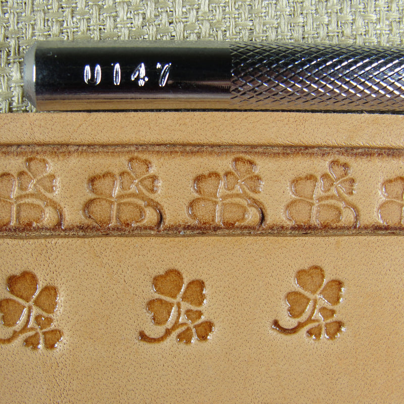 O147 Clover Leaf Leather Stamping Tool - Japan | Pro Leather Carvers