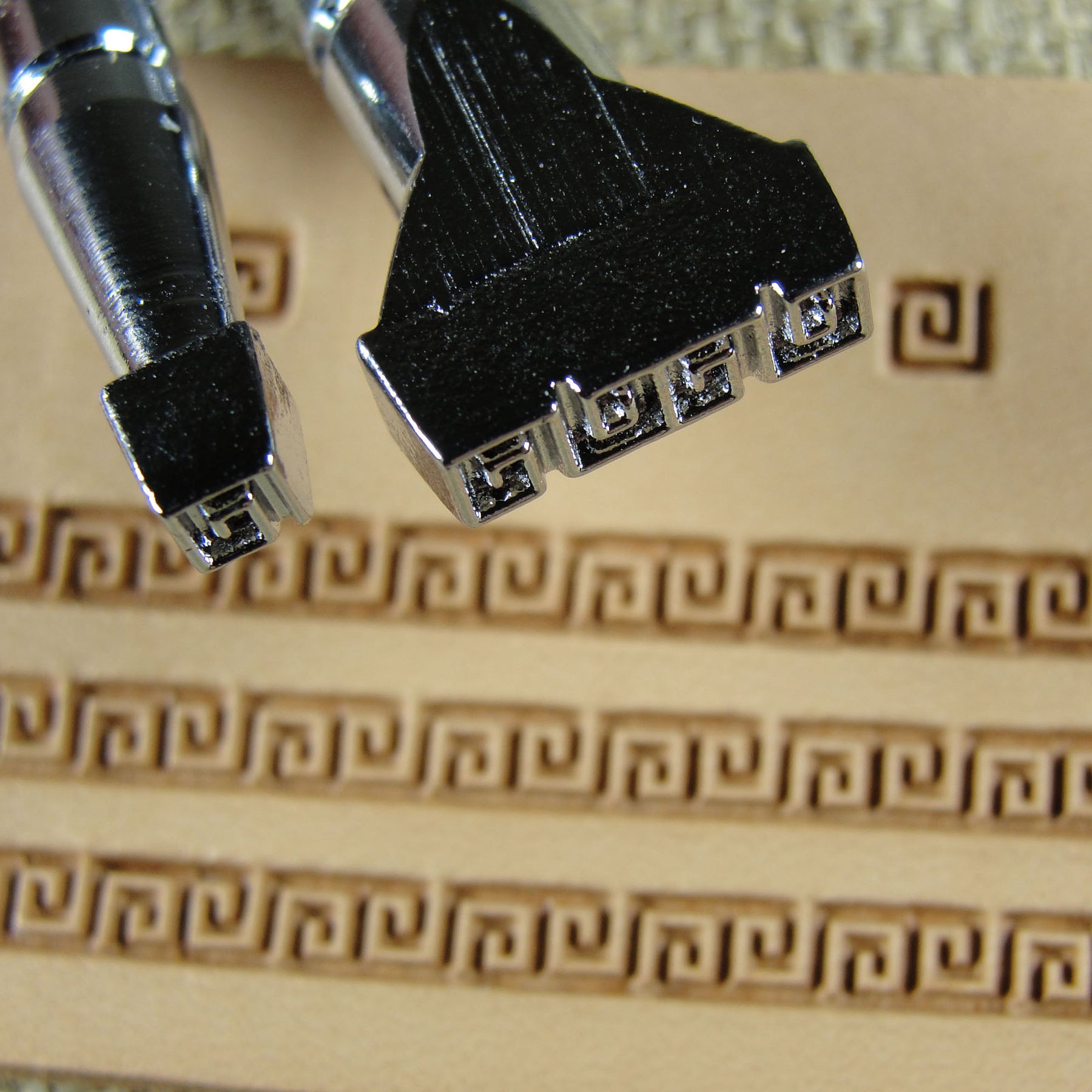 Greek Key Border Leather Stamping Tools - Japan | Pro Leather Carvers