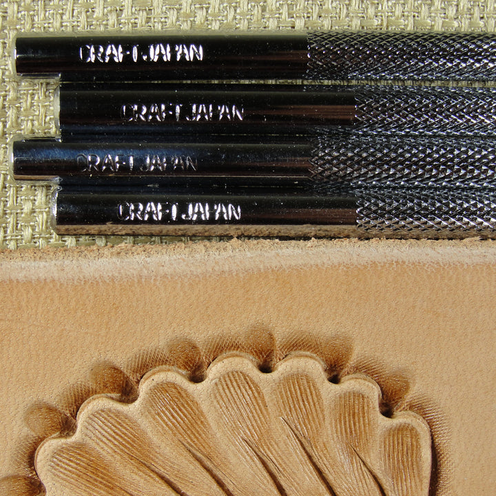 Thin Pear Shader Stamp Set - Leathercraft Tools | Pro Leather Carvers