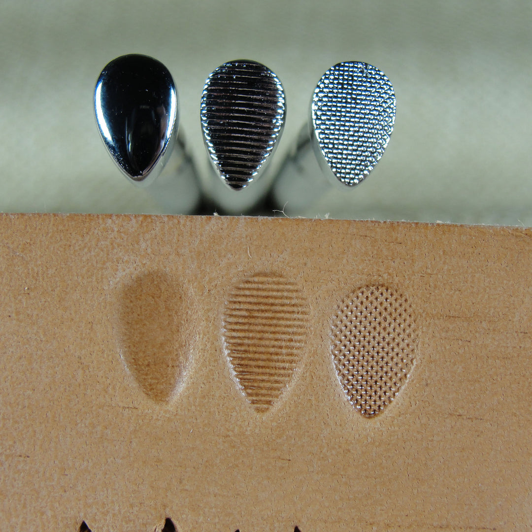 Pear Shader Stamp Set - Leathercraft Tools | Pro Leather Carvers