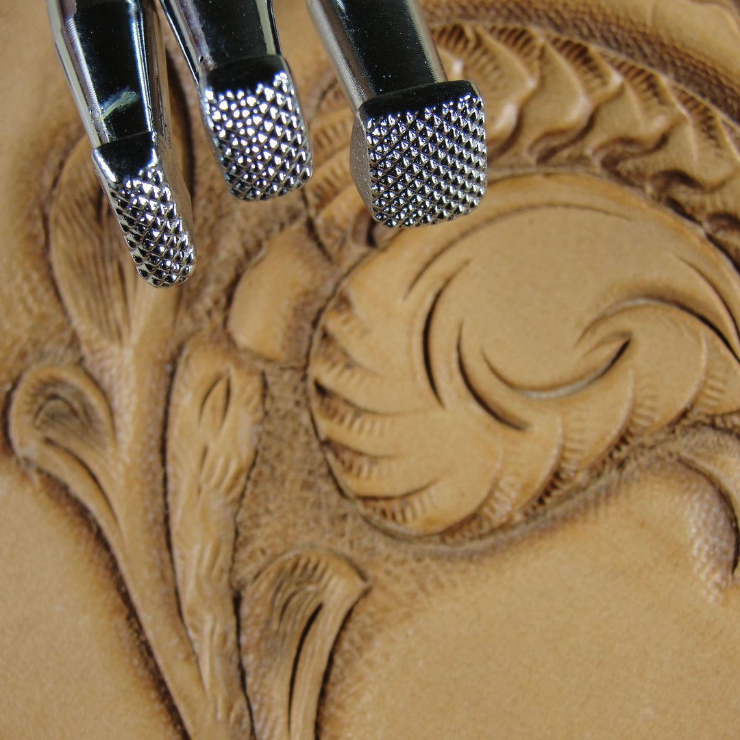 Coarse Checkered Beveler Leather Stamps - Japan | Pro Leather Carvers