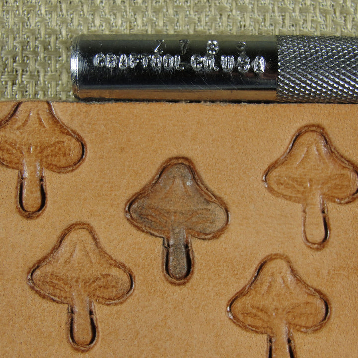 Vintage Craftool #Z789 Mushroom Stamp | Pro Leather Carvers