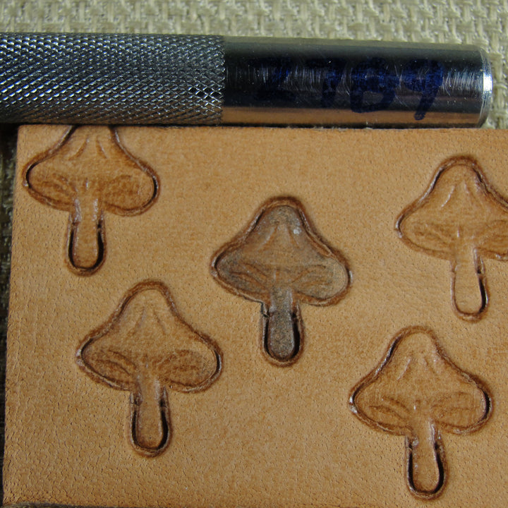 Vintage Craftool #Z789 Mushroom Stamp | Pro Leather Carvers