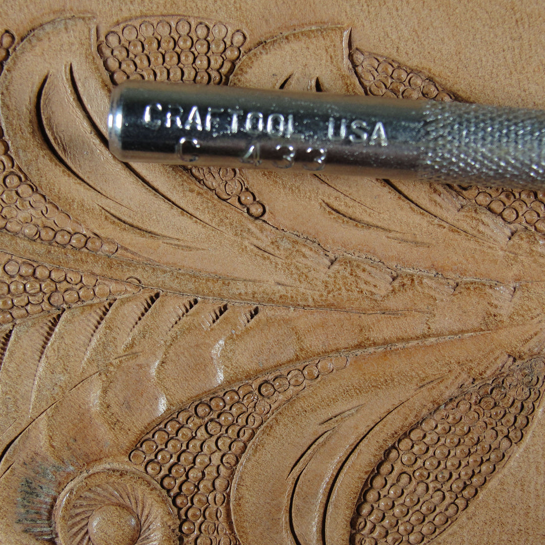 Vintage Craftool USA #C433 Camouflage Stamp | Pro Leather Carvers