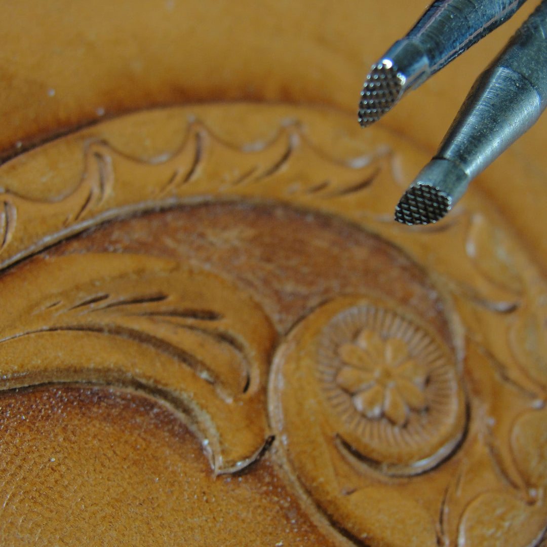 Vintage Craftool USA #A98/A99 Background Set | Pro Leather Carvers