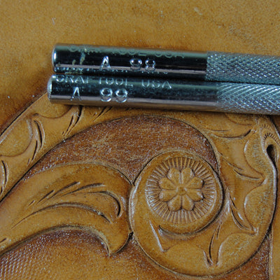 Vintage Craftool USA #A98/A99 Background Set | Pro Leather Carvers