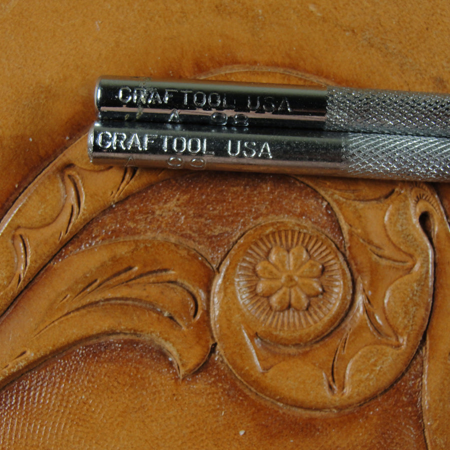 Vintage Craftool USA #A98/A99 Background Set | Pro Leather Carvers