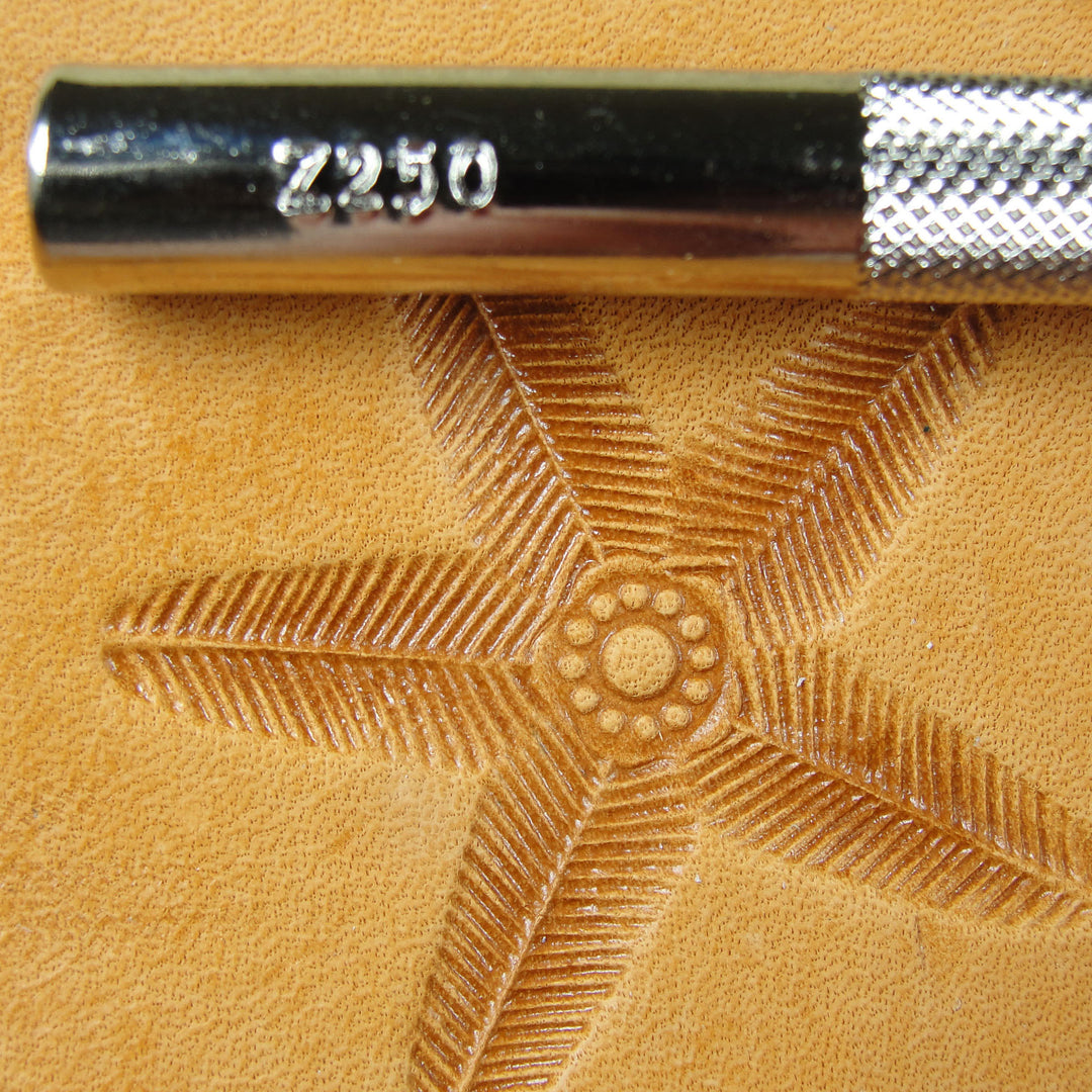 Z250 Feathered Figure Leather Stamping Tool | Pro Leather Carvers