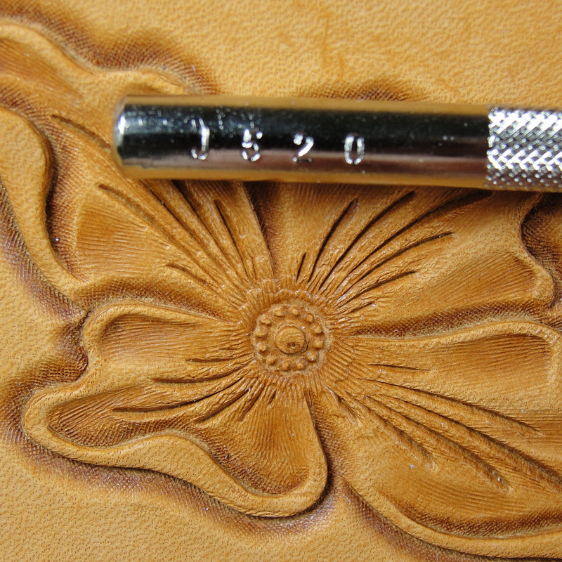 J520 Small Flower Center Leather Stamping Tool | Pro Leather Carvers