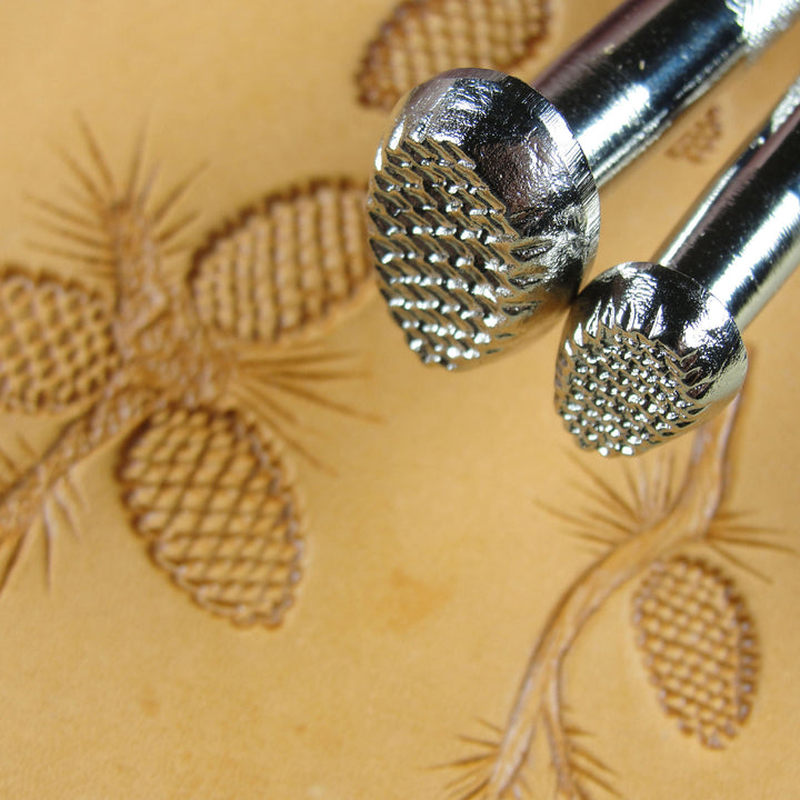 W567/W568 Pine Cone Leather Stamping Tools | Pro Leather Carvers