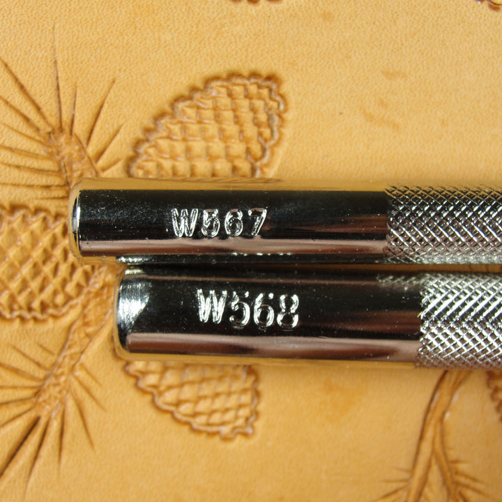 W567/W568 Pine Cone Leather Stamping Tools | Pro Leather Carvers