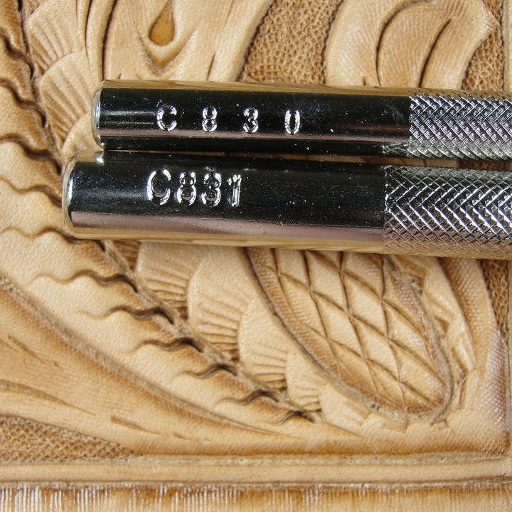 C830/C831 Camouflage Leather Stamping Tools | Pro Leather Carvers
