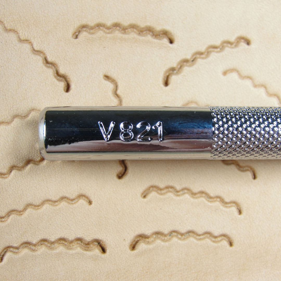 V821 Wiggler Veiner Leather Stamping Tool | Pro Leather Carvers