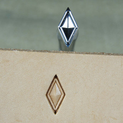 Hollow Diamond Geometric Stamp - Stainless Steel | Pro Leather Carvers