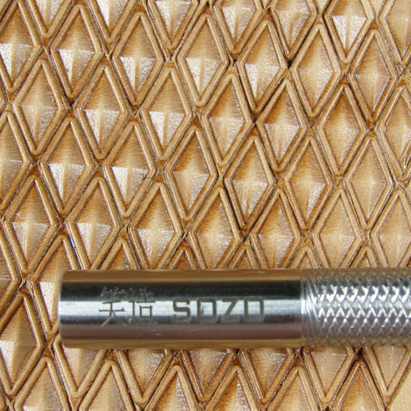 Hollow Diamond Geometric Stamp - Stainless Steel | Pro Leather Carvers