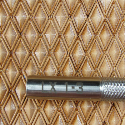 Hollow Diamond Geometric Stamp - Stainless Steel | Pro Leather Carvers