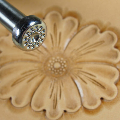 Double Row Flower Center Stamp - Stainless Steel | Pro Leather Carvers