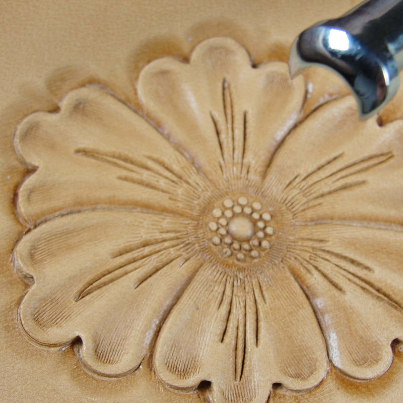 Smooth Crowner Leather Stamp - Stainless Steel | Pro Leather Carvers