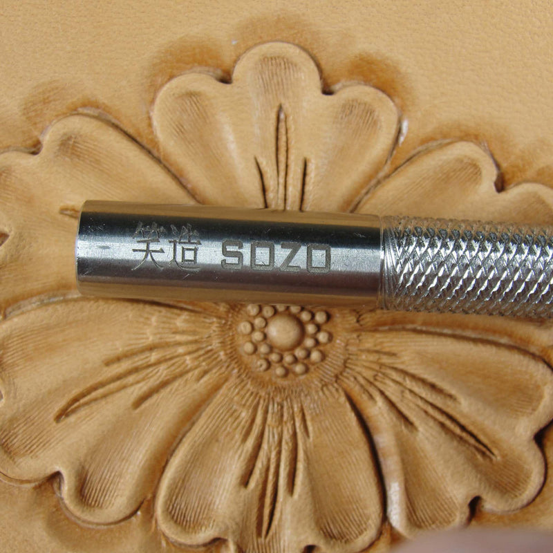 Smooth Crowner Leather Stamp - Stainless Steel | Pro Leather Carvers