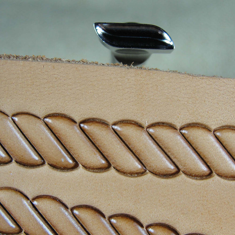 Rope Border Leather Stamp - Stainless Steel | Pro Leather Carvers