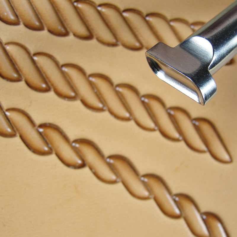 Rope Border Leather Stamp - Stainless Steel | Pro Leather Carvers