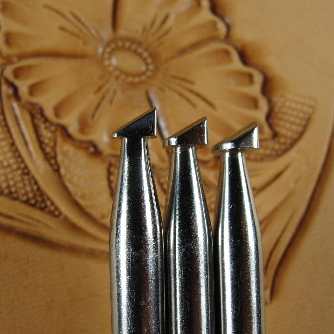 Smooth Steep Angle Beveler Set - Stainless Steel | Pro Leather Carvers