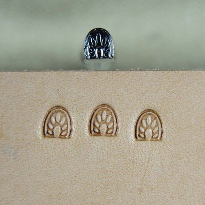 Extra Small Paw Print Border Leather Stamp - Pro Leather Carvers