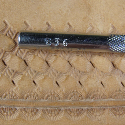 Vintage Craftool Co. #636 6-Seed Border Stamp | Pro Leather Carvers