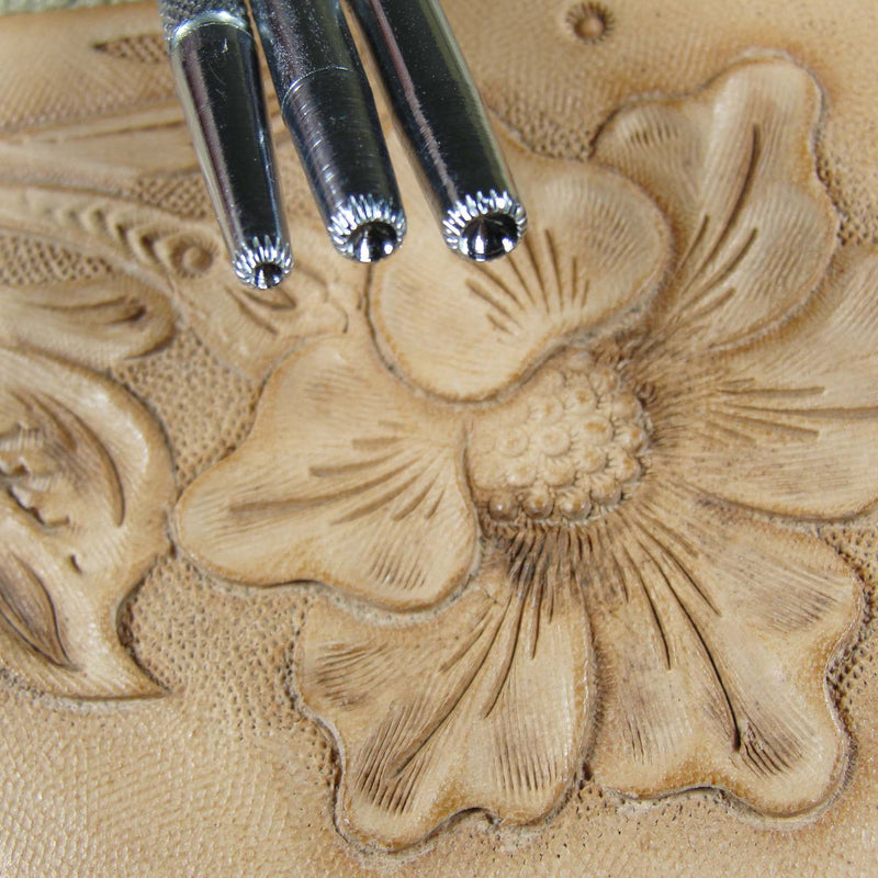 Vintage Craftool Co - Lined Seeder Stamp Set | Pro Leather Carvers